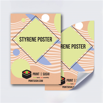 Styrene Plastic Posters