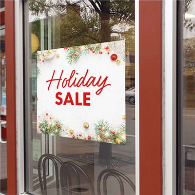Holiday Window Signs