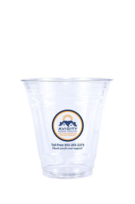 16 oz Printed Clear Plastic PET Cup