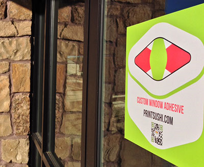 Window Sign Printing - Static Cling or Adhesive