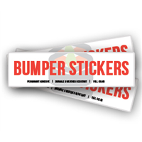 Bumper Stickers (Short Run)