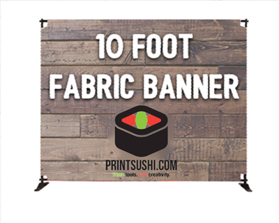 10' Slider Fabric Banner REPLACEMENT